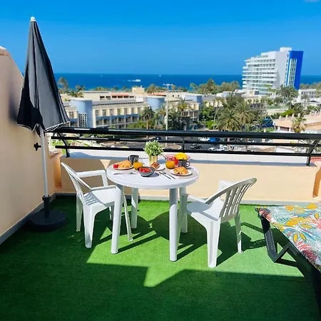 Apartment Vistas Sea View Terraza & Playa 3 Min Morro Jable